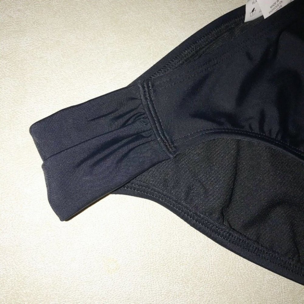 American Beach Swim Black Tankini Top & Bottom Set Womens Size S New - Picture 7 of 12
